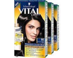 Vital Colors 90 Zwart 3 stuks - Parfumetica